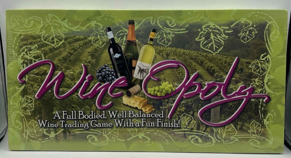 Wine-Opoly Board Game Late For The Sky Sealed Adult Wine Trading Fun Game